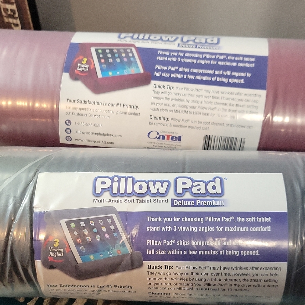 Pillow Pad Multi-Angle Soft Tablet Stand - Black Or Red